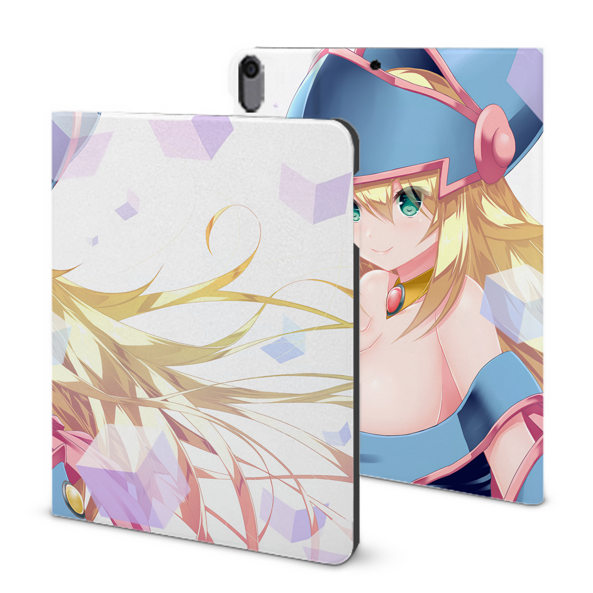 （画像用） 遊☆戯☆王 Yu-Gi-Oh! IPad ケース ブック型 PUレザー TPU 耐衝撃 軽量 薄型 ペン収納なし 全面保護 IPad 各モデル対応